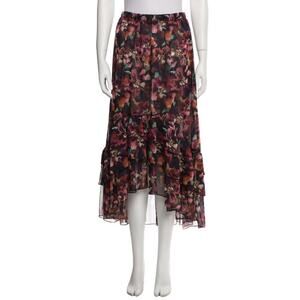 Misa Los Angeles Maxi Floral Tiered Skirt